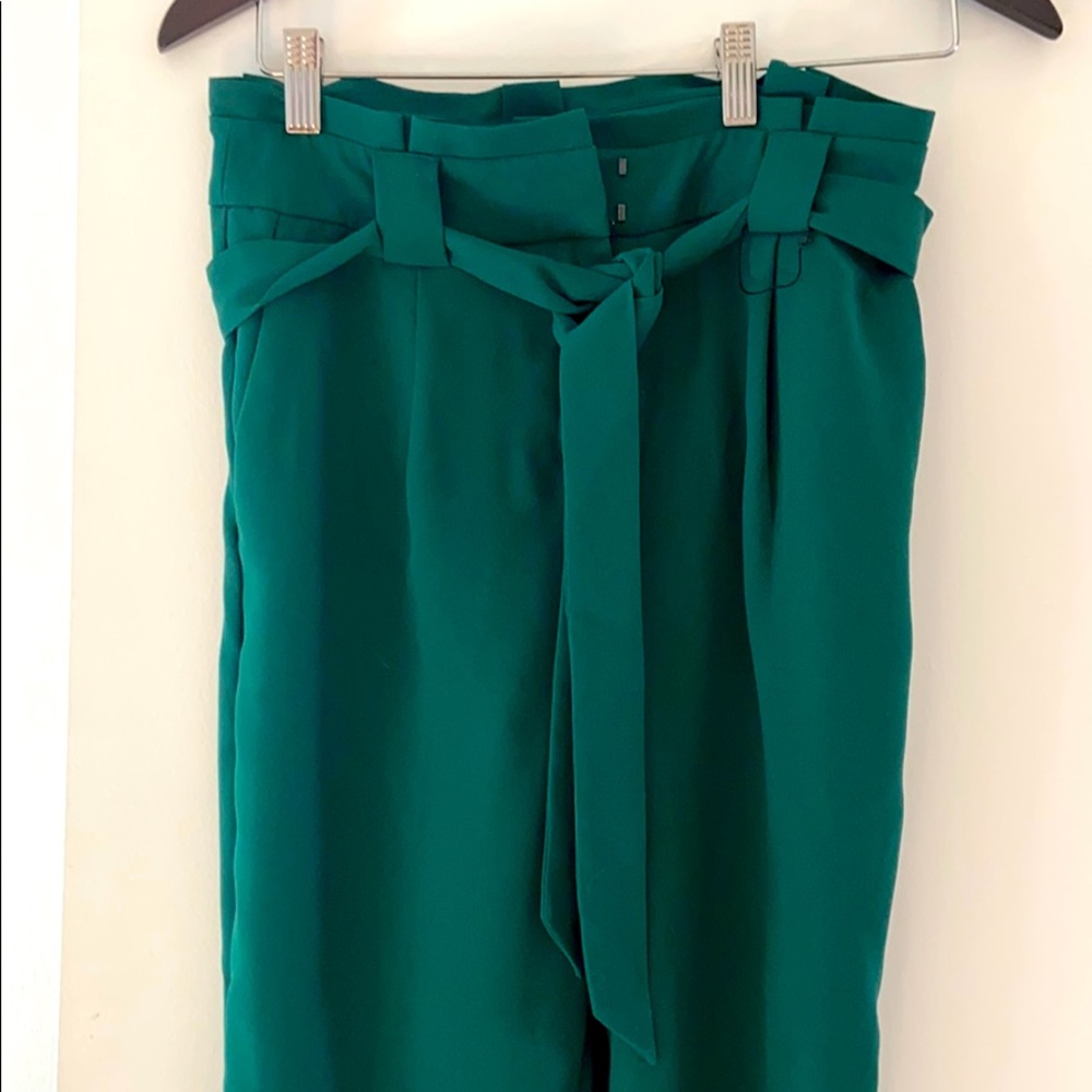Like New Express Paperbag Pants, Green 2L
